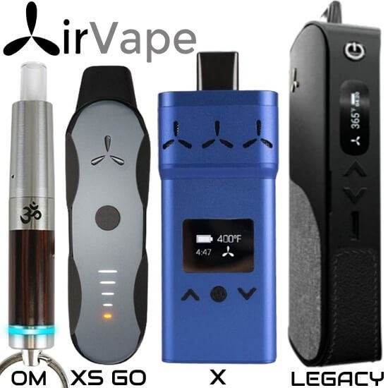AirVape Vaporizer - X & Xs by Apollo for Dry Herb and Wax
